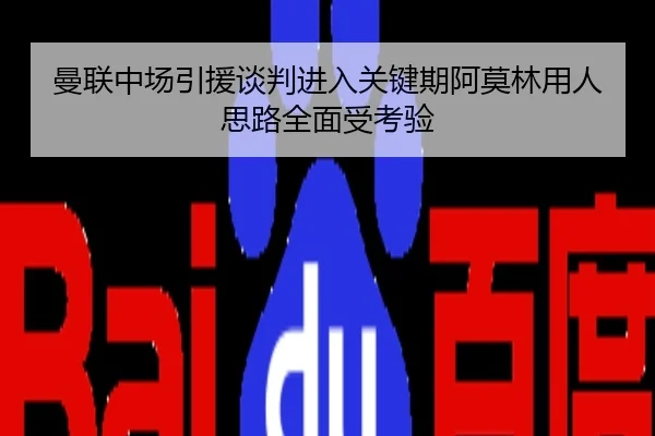 曼联中场引援谈判进入关键期阿莫林用人思路全面受考验